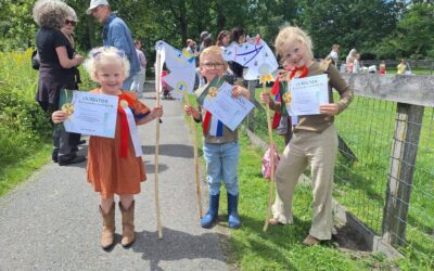 In het zonnetje: feestelijke dag bij Boerderij Wolfslaar tijdens de Nationale Buitenspeeldag
